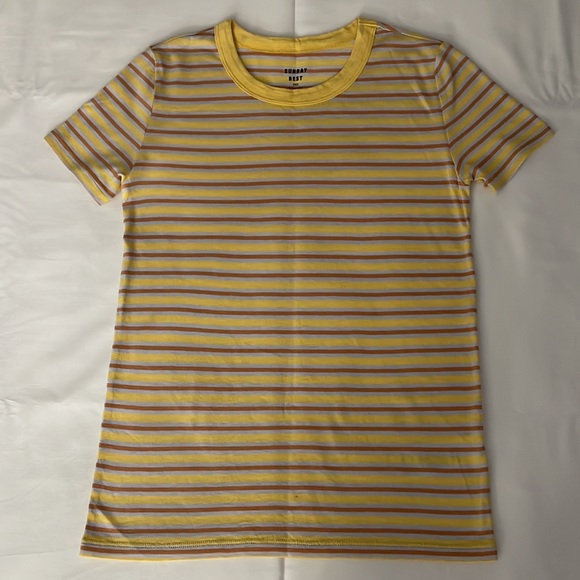 Aritzia Sunday Best stripped t-shirt XXS - Picture 2 of 6